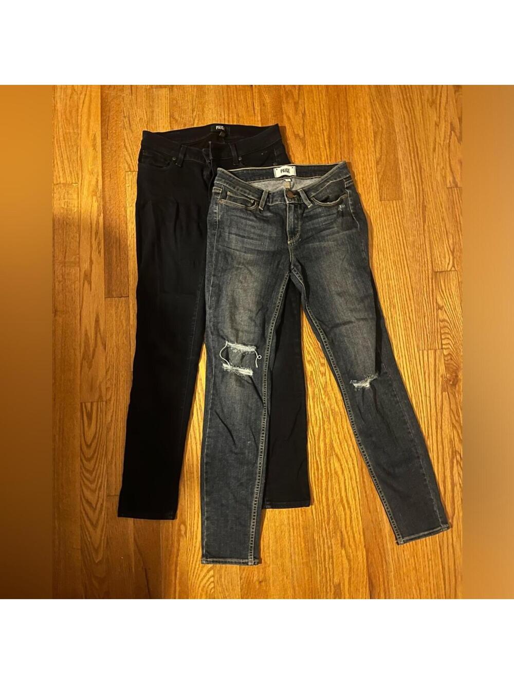 Lot of 2 Paige Jeans Verdugo Ankle Skinny Jeans 27